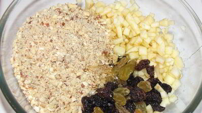 бельгийские тарталетки с фруктово-ореховой начинкой