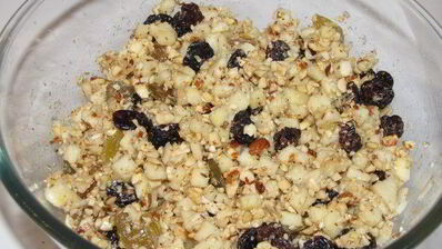 бельгийские тарталетки с фруктово-ореховой начинкой