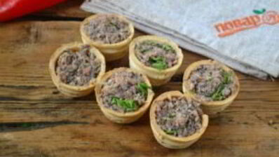 новогодние тарталетки петушки