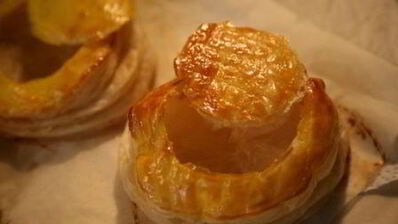 слоеные тарталетки с курицей