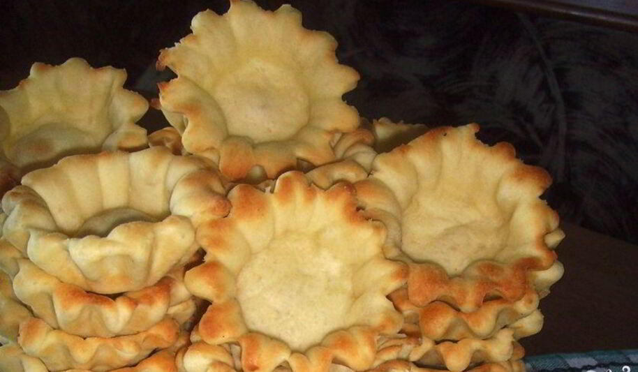 Рецепт тарталеток без начинки