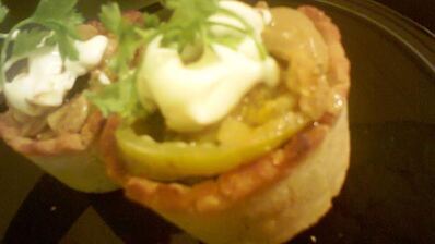 тарталетки для закусочных салатов