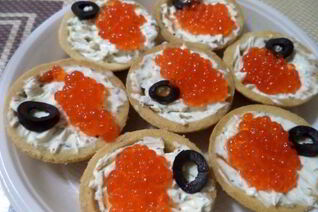 Тарталетки на праздничный стол