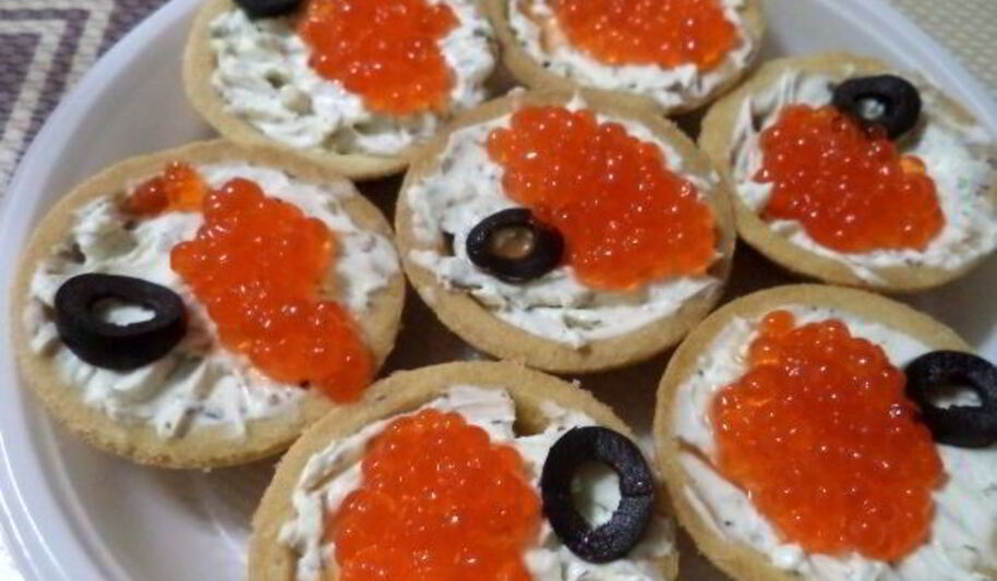 Рецепт тарталеток на праздничный стол