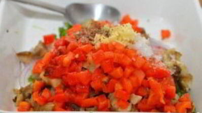 тарталетки с баклажанами