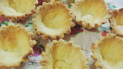 тарталетки с грибами