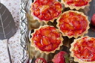 Тарталетки с клубникой