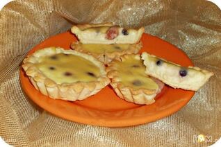 Тарталетки с кремом