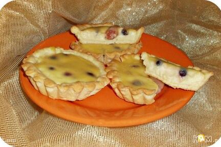 Тарталетки с кремом