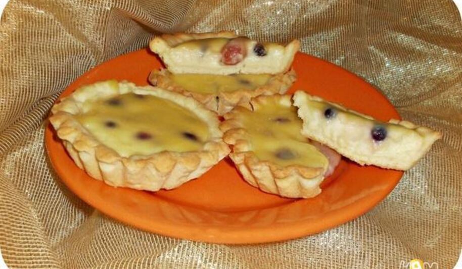 Рецепт тарталеток с кремом