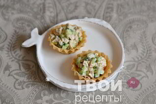 Тарталетки с курицей