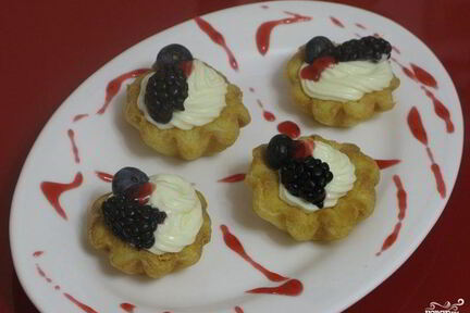 Тарталетки с маскарпоне