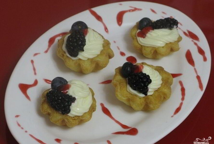 Тарталетки с маскарпоне