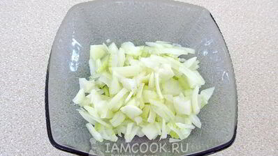 тарталетки с палтусом и овощами