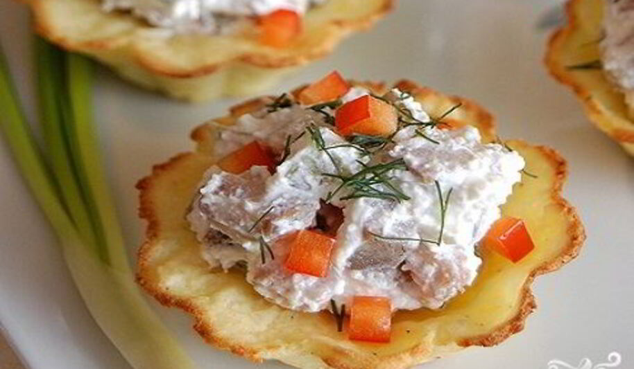 Рецепт тарталеток с селедкой