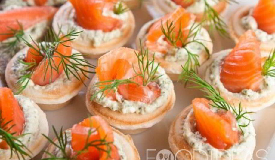 Рецепт тарталеток с семгой