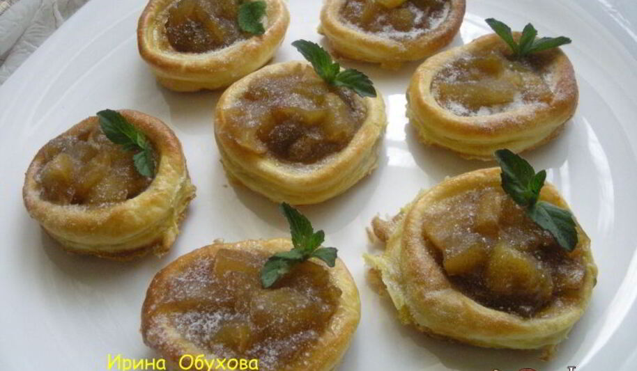 Рецепт тарталеток с яблоками