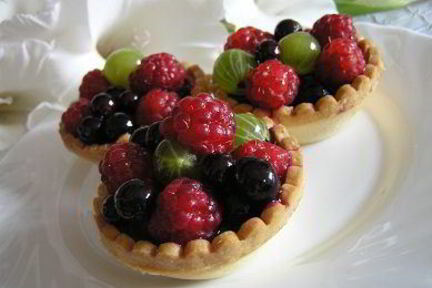Тарталетки с ягодами