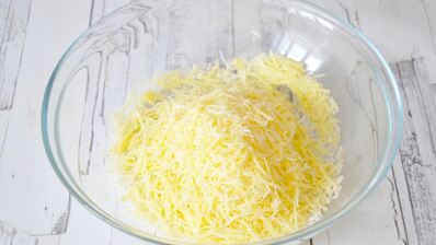 тарталетки с яйцом