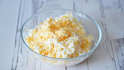 тарталетки с яйцом