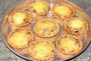 Тарталетки запеченные с начинкой