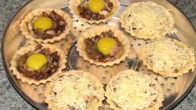 тарталетки запеченные с начинкой