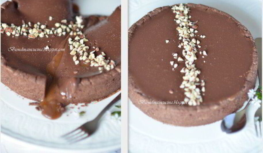 Рецепт дважд шоколадный тарт с карамелью