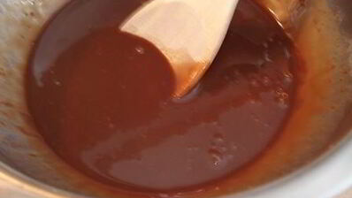 дважды шоколадный тарт с карамелью