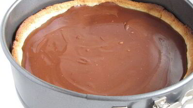 карамельно-шоколадный тарт