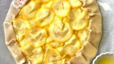 легкий овощной тарт с сыром