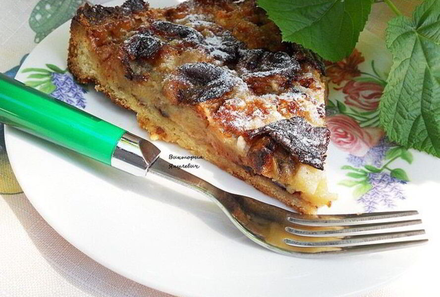 Нежный банановый тарт