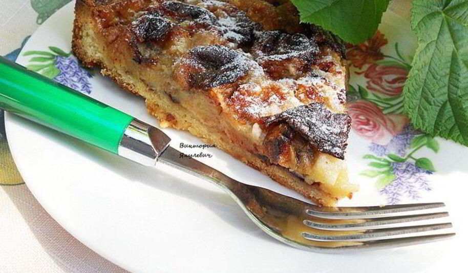 Рецепт нежного бананового тарта