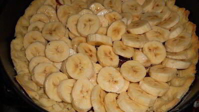 нежный банановый тарт