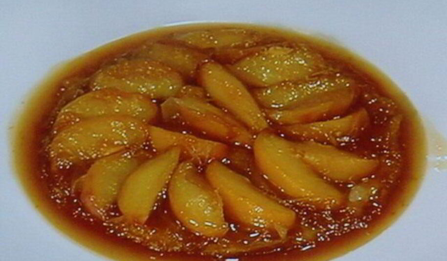 Рецепт персикового тарта татен