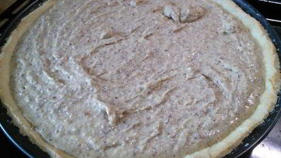 ревеневый тарт с франжипаном