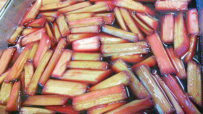 ревеневый тарт с франжипаном