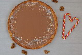 Шоколадно-банановый тарт