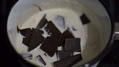 шоколадно-банановый тарт