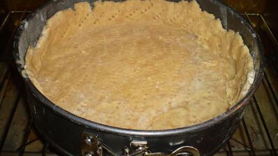 шоколадно-вишневый тарт