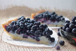 Тарт Черника-лаванда