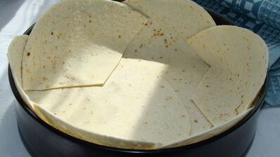 тарт с булгуром и грибами