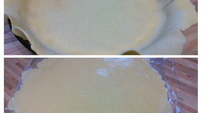 тарт с камамбером и грушей