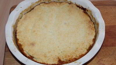 тарт с ревенем и кардамоном