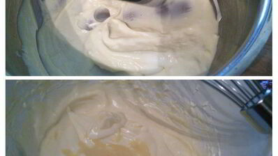 тарт с ревенем и сливочным кремом