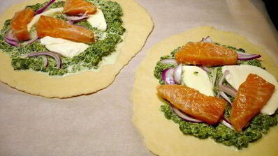 тарт с семгой и шпинатом цветы за окном