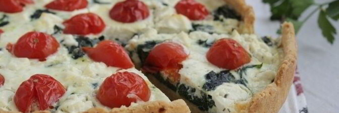 Тарт со шпинатом