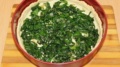 тарт со шпинатом