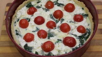 тарт со шпинатом