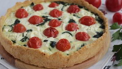 тарт со шпинатом