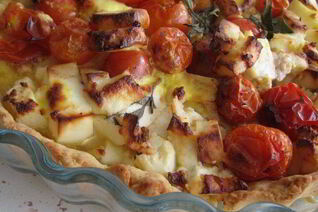 Тарт Сырно-томатный